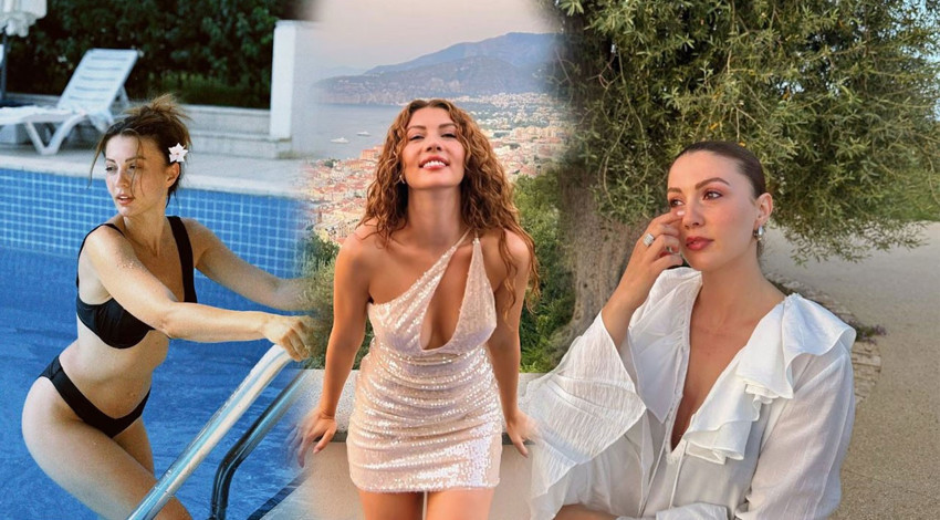 Burcu Özberk Mısır tatilinden paylaştı! Havuz başında verdiği pozlarla sosyal medyayı salladı