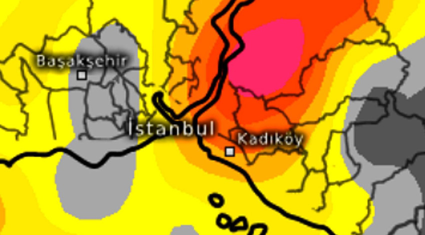 İstanbul'da Bayrampaşa, Bağcılar, Esenyurt, Şişli, Sarıyer, Bahçelievler, Beylikdüzü'ne perşembe günü için de elektrik fırtınası uyarısı