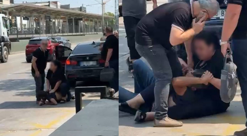 Eski kocaya meydan dayağı! O anlar kameraya yansıdı "Sen benim kızımı nasıl?..."