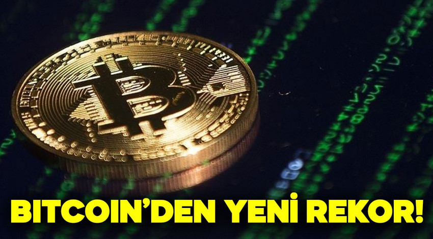 Bitcoin rekor tazeledi! O rakamı gördü