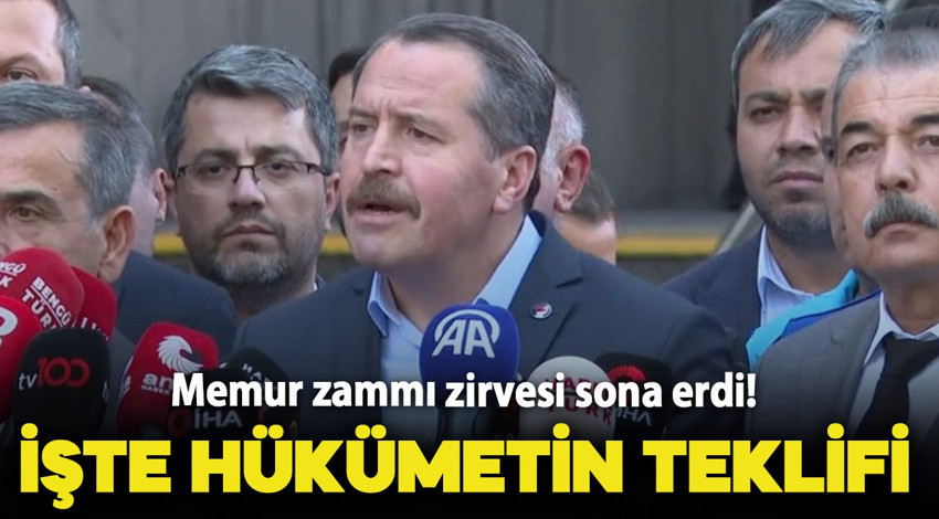 Memur zammı zirvesi sona erdi! İşte hükümetin teklifi