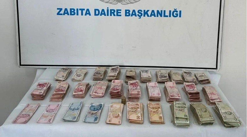 Dilencinin üzerinden 45 bin TL çıktı