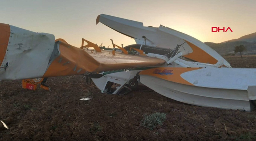 Muğla'da yangın söndürme uçağı zorunlu iniş yaptı