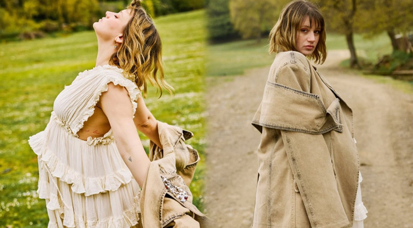 Ünlü oyuncu Gizem Karaca kızını paylaşmaya doyamadı! Leyla Yaz’ın son yaz karesi sosyal medyada