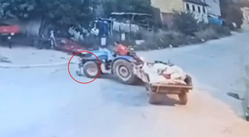 2 yaşındaki Batu babasının kullandığı traktörün altında kaldı! Kahreden görüntüler ortaya çıktı