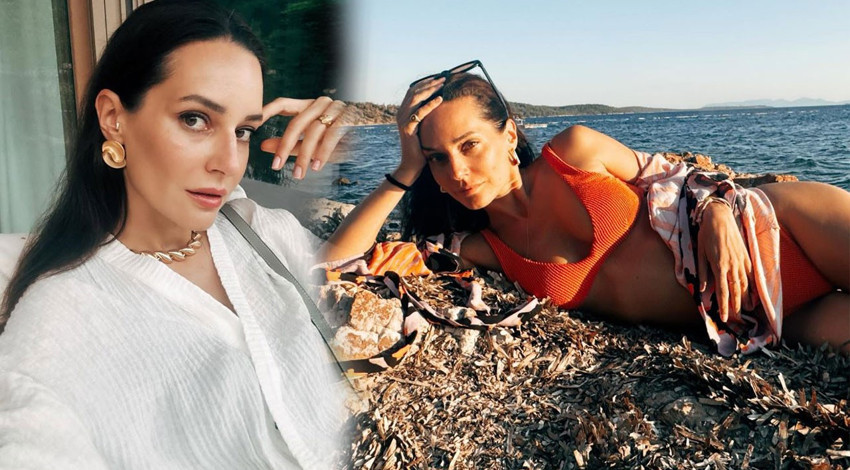 Sedef Avcı'dan fırtınalar estiren tatil paylaşımı! Bikinisiyle sere serpe uzandı, fit vücudu dikkat çekti