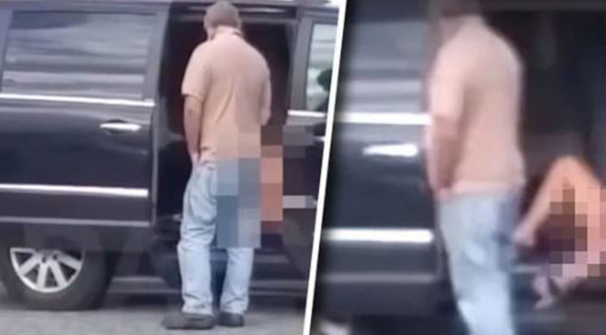 Lüks araçta genç kadından skandal hareket! Erkeği önüne perdeleyip mastürbasyon yaptı
