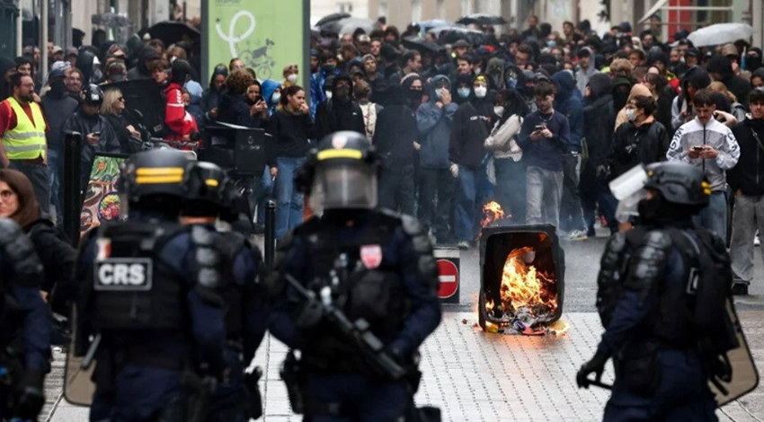Fransa'da sokaklar karıştı: Gözaltı sayısı 200'e yükseldi
