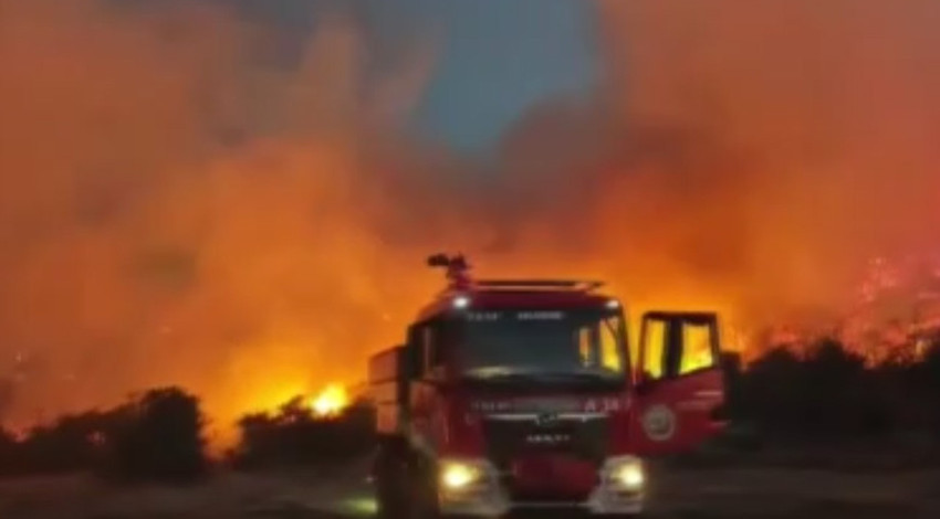 Balıkesir'de orman yangını: Ekipler müdahale ediyor