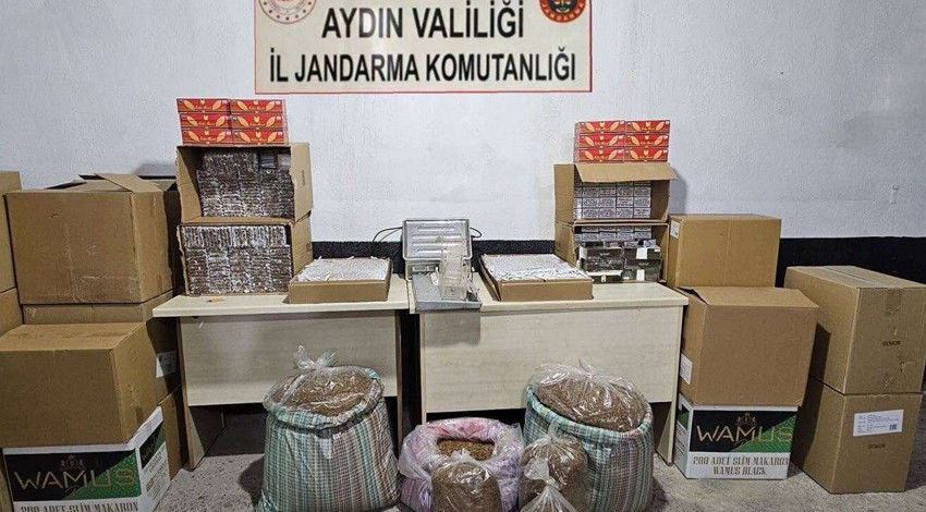 Söke’de kaçak tütün operasyonu! 1 gözaltı