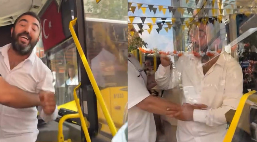 İETT otobüsünde karekod ile ödeme kavgası! O anlar kameraya yansıdı