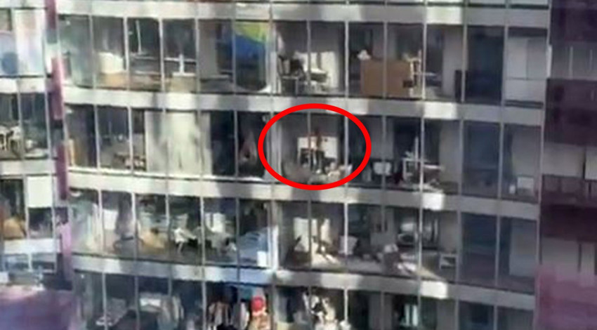 Türkiye'de lüks rezidansta karşı dairesine bakan genç gördüğü manzaraya inanamadı