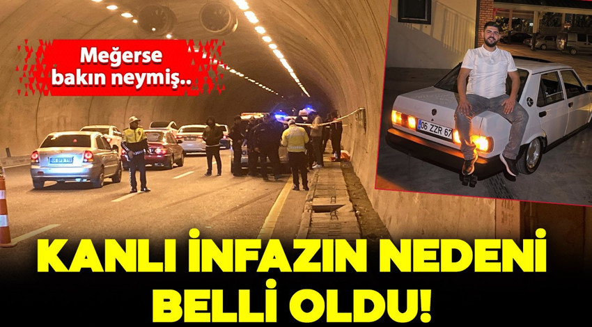 Tüneldeki kanlı infazın nedeni belli oldu! Meğerse bakın neymiş..