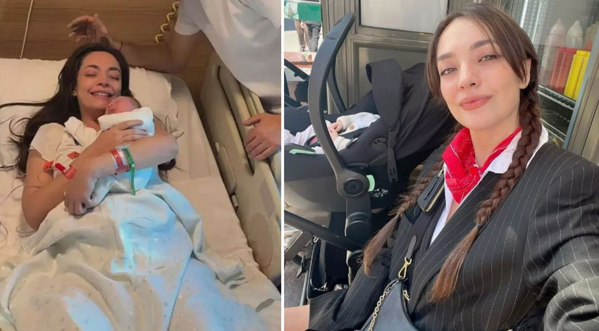 İlk kez anne olmanın mutluluğunu yaşamıştı! Zeynep Tuğçe Bayat oğlunun fotoğrafını paylaştı! İşte minik Atlas'ın son hali