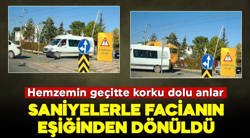 Trenle burun buruna! Saniyelerle facianın eşiğinden dönüldü: İşte o anlar