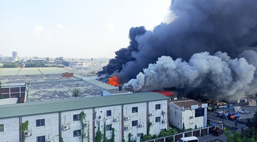 Bangladeş’te havaalanında korkunç yangın: Uçuşlar askıya alındı