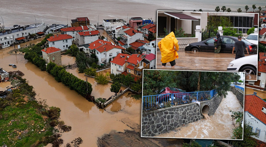 İzmir'i sağanak vurdu! Evleri su bastı, yollar göle döndü... 1 kişi kayıp