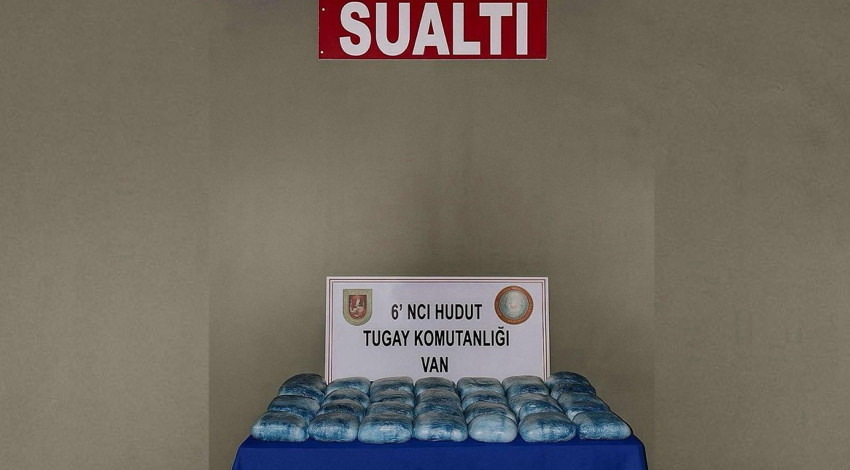 MSB: Van hudut hattında 31 kilo 120 gram uyuşturucu ele geçirildi
