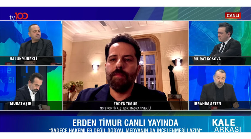 Türk futbolunda bahis skandalı! Galatasaray eski yöneticisi Erden Timur'dan tv100'e özel açıklamalar! Kritik çağrıyı yaptı