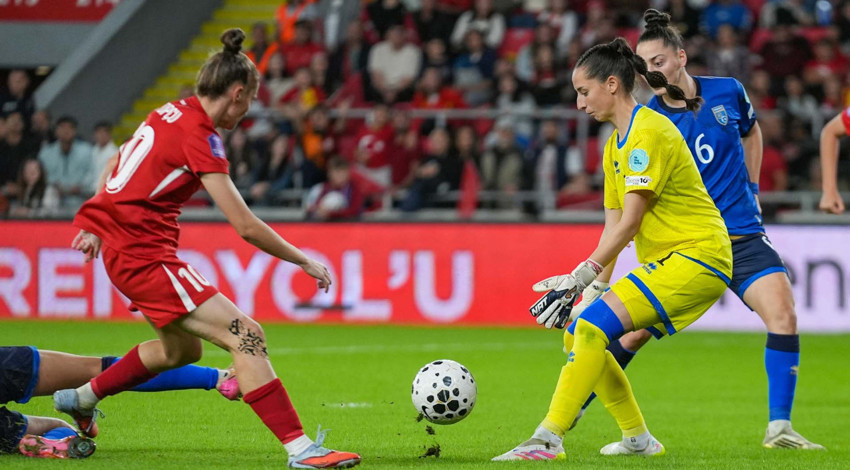 Şans tanımadık! A Milli Kadın Futbol Takımı, Kosova’yı farklı yendi