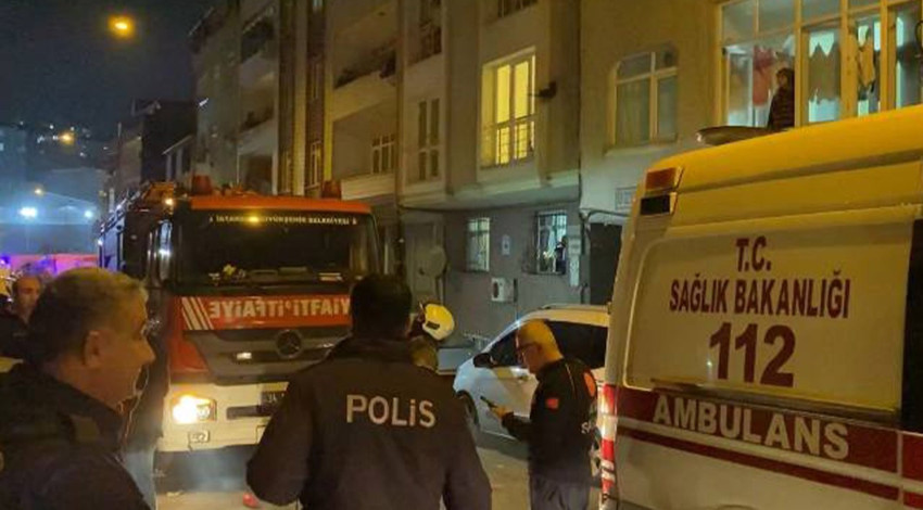 Esenler'de 5 katlı binada korkutan yangın! Çok sayıda yaralı var