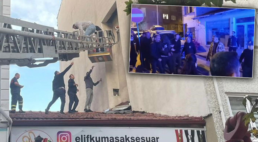 Polisten kaçmaya çalışıyordu! Başına öyle bir şey geldi ki... Ekipler saatlerce uğraştı