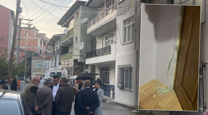 Darıca'da panikleten olay! 2 binanın kolonları çatladı: Vatandaşlar evlerini tahliye etti