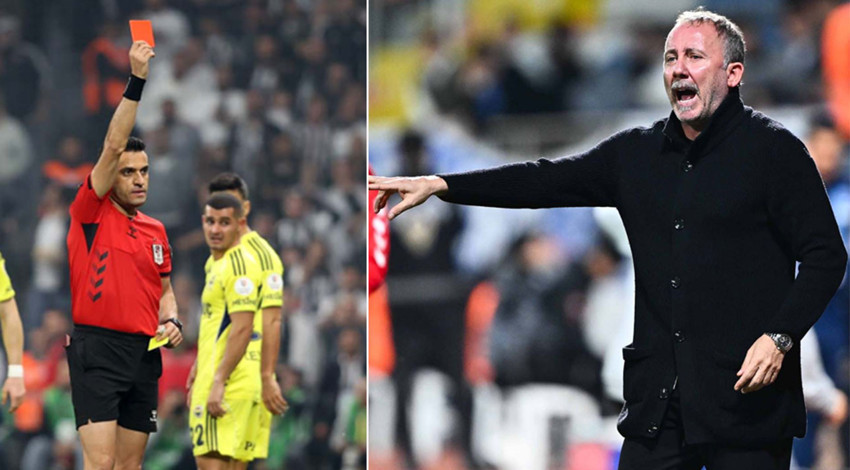 Kırmızı kartın faturası ağır oldu! Beşiktaş'ta Sergen Yalçın şoku! Cezası ortaya çıktı