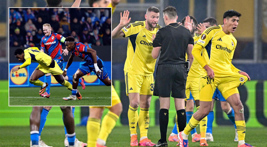 V. Plzen maçında skandal yönetim! Fenerbahçe’den Hollandalı hakeme sert tepki! "Futbolu bilmemek, korkaklık, eyyam ve tam bir skandal karar!"