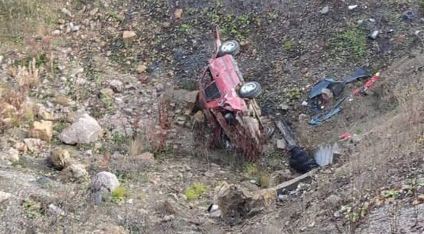 Kontrolden çıkan otomobil uçuruma yuvarlandı: 1 ölü