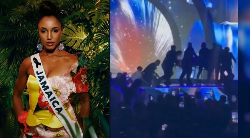 Miss Universe podyumunda kaza geçirmişti! Jamaikalı güzelin tedavisi yoğun bakımda devam ediyor