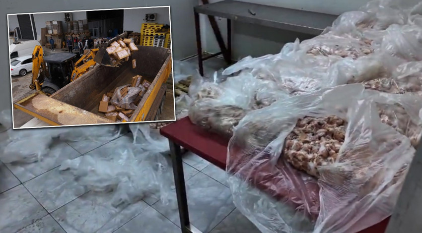 Denetimlerde akılalmaz hijyen skandalı! 25 ton bozuk tavuk ürünü ele geçirildi