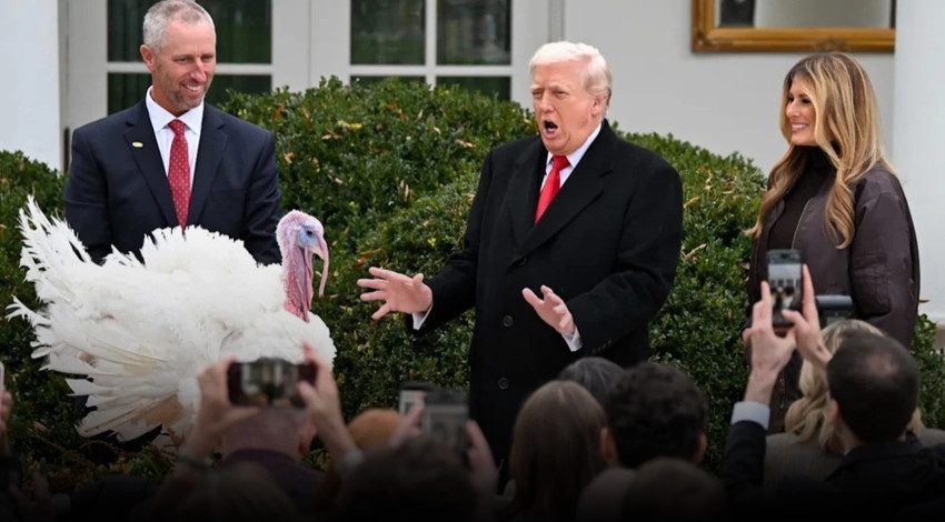 Trump geleneği bozmadı! Gobble ve Waddle isimli iki hindi affedildi!