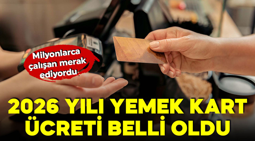 Milyonlarca çalışanı ilgilendiren gelişme! 2026 yılı yemek kart ücretleri belli oldu