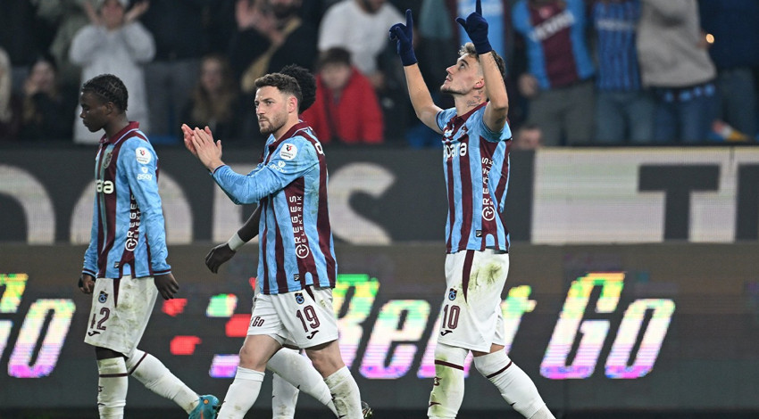 Trabzonspor zirve yarışında hata yapmadı