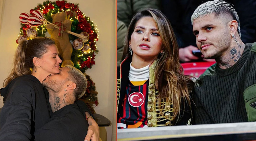 Galatasaray'ın yıldız futbolcusu Mauro Icardi'den romantik kutlama! Yüzük detayı dikkat çekti