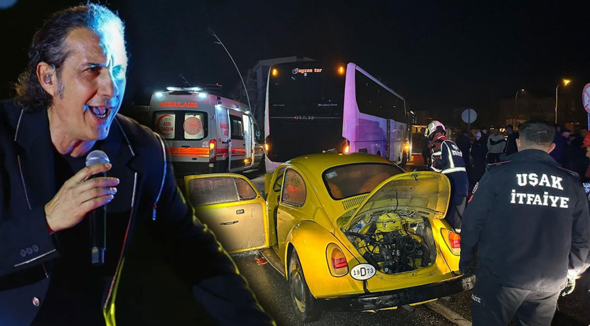 Kıraç'ın ekibini taşıyan otobüs kazaya karıştı! 3 kişi yaralandı