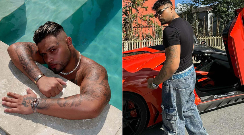 Lvbel C5’ten aşk dolu paylaşım! Sevgilisini öpücüklere boğdu!