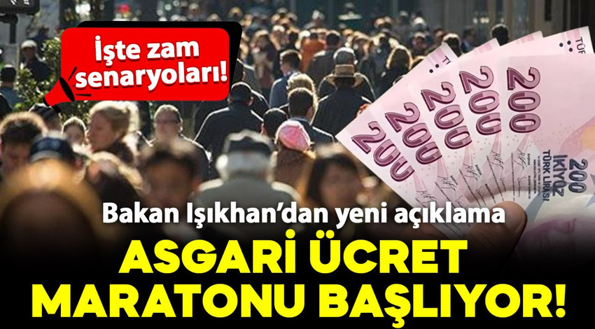 Bakan Işıkhan'dan yeni açıklama geldi: Asgari ücret maratonu başlıyor