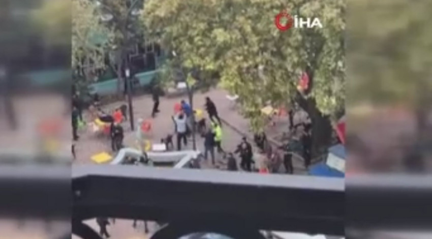 Kavga değil meydan muharebesi! Taş, sopa ve silah... 80 kişi birbirine girdi