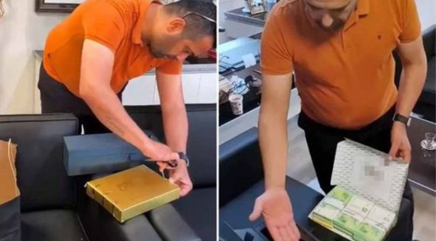 Baklava kutusundan avrolar çıkmıştı! Kendisini o sözlerle savundu: Kurgu dolu kumpastır