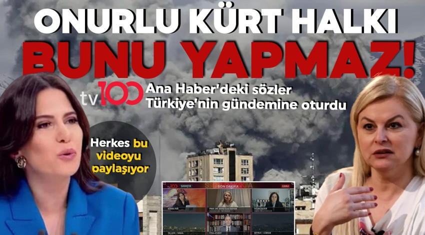 TV100 Ana Haber'deki sözler gündeme bomba gibi düştü! Herkes bu videoyu paylaşıyor...
