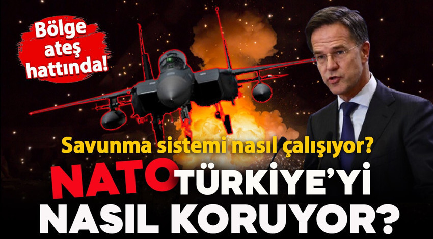 İran füzesi Türkiye semalarında düşürüldü! Peki NATO'nun savunma sistemi nasıl çalışıyor? İşte detaylar