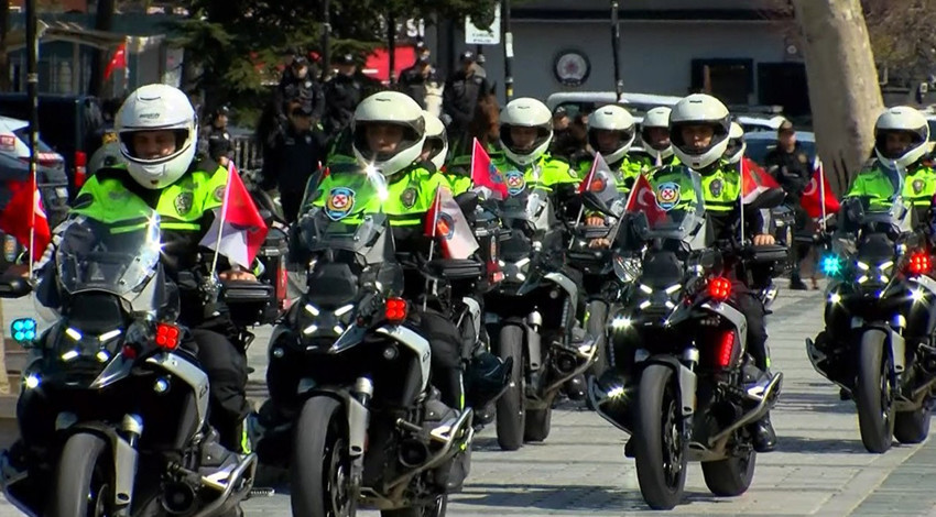 Türk Polis Teşkilatının 181.yıl dönümü kortej geçişiyle kutlandı!