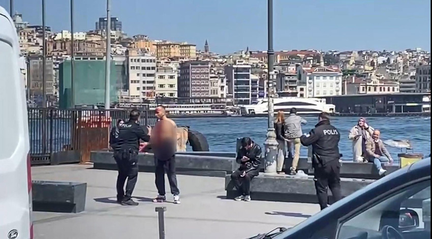 Fatih'te dehşet anları! Döner bıçağıyla ortalığı birbirine kattı!