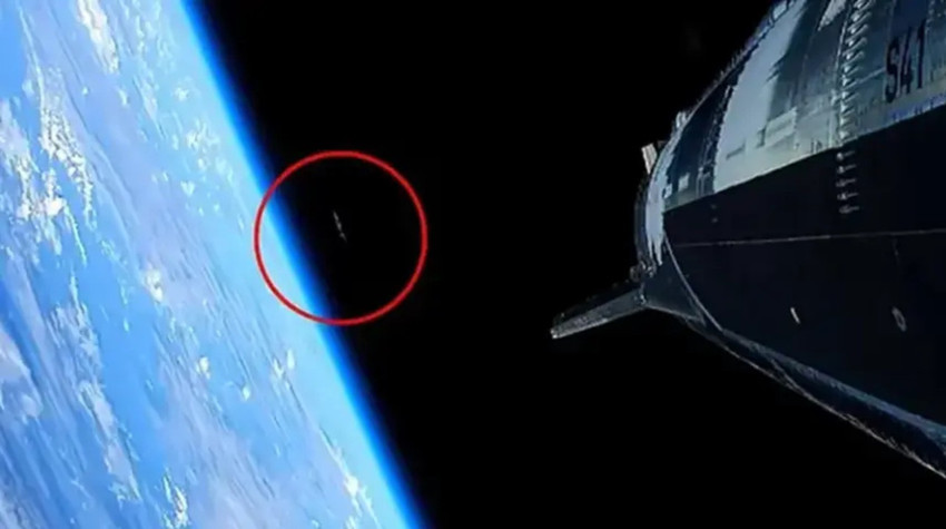 Sosyal medya bu görüntüyü konuşuyor! SpaceX'in uçuşunda UFO mu görüldü? - Resim : 2