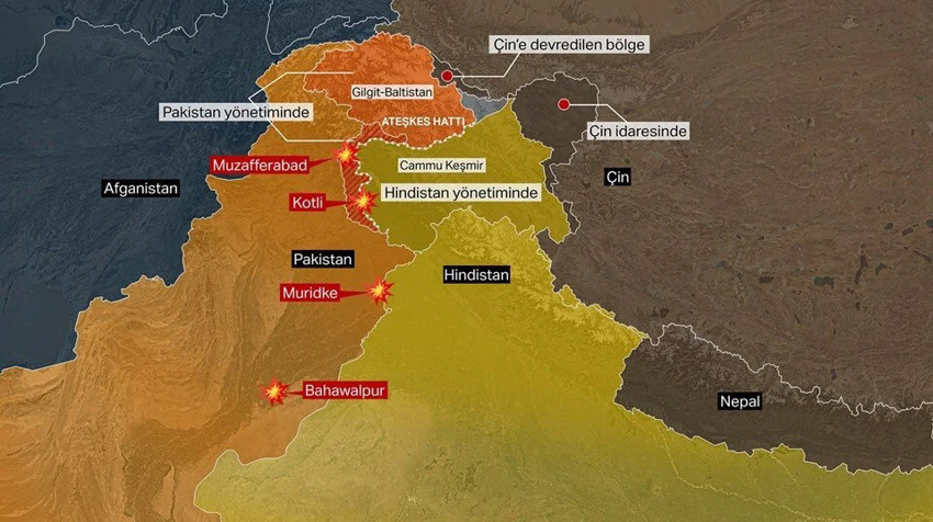 Hindistan'dan Pakistan'a füze saldırısı! Bilanço ağırlaşıyor! Pakistan meydan okudu: 'Kimse hayatta kalamaz' - Resim : 5