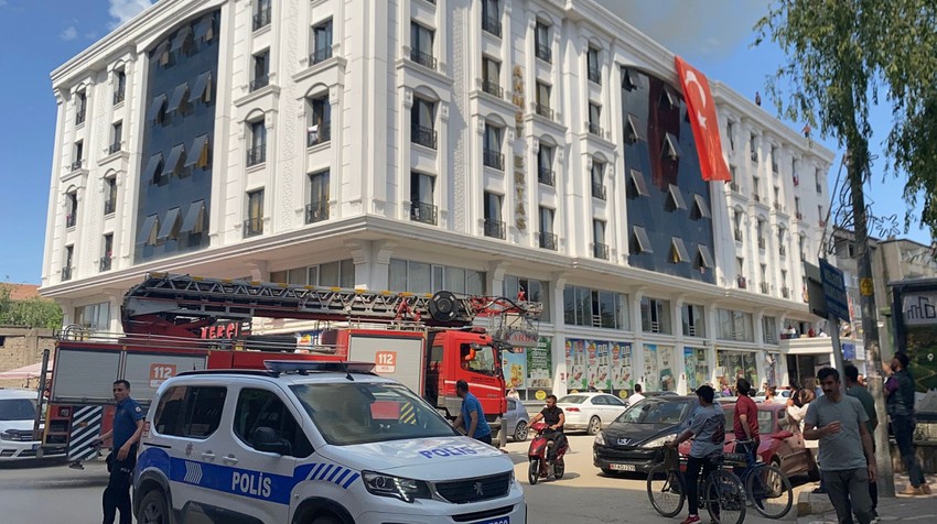 Iğdır'da kız öğrenci yurdunda korkutan yangın! - Resim : 1