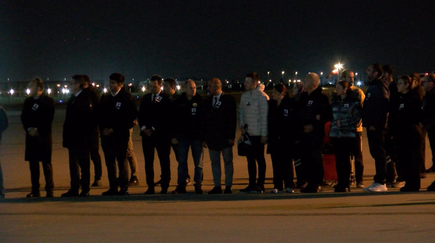 Hırvatistan'da düşen yangın uçağında şehit olan Pilot Bahar'ın naaşı Türkiye'ye getirildi - Resim : 1