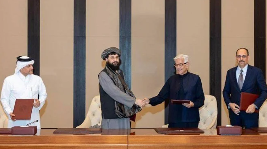 Türkiye ile Katar devrede! Afganistan ve Pakistan görüşmesinde gelişme: İmzalar atıldı - Resim : 1